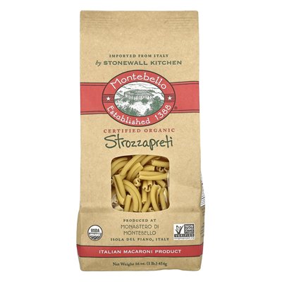 Montebello, organiczne strozzapreti, 16 uncji (454 g) Montebello, organiczne strozzapreti, 16 uncji (454 g)