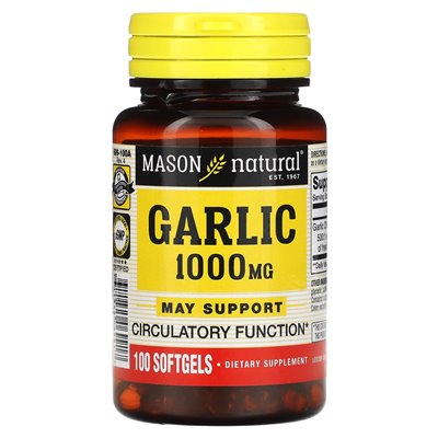 Mason Natural, Knoblauchöl, 1000 mg, 100 weiche