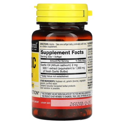 Mason Natural, Knoblauchöl, 1000 mg, 100 weiche