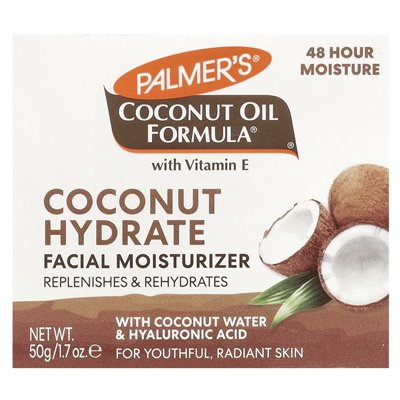 Palmer's, Coconut Oil Formula with Vitamin E, Coconut Hydrate Facial Moisturizer, 1.7 oz (50 g)