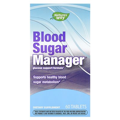 Nature's Way, Blood Sugar Manager, 60 Tablets