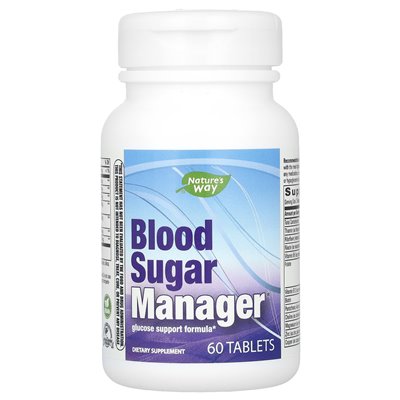Nature's Way, Blutzucker-Manager, 60 Tabletten
