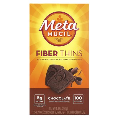 Metamucil, Ballaststoffe, Schokolade, 12 Packungen, 0,77 Unzen (22 G) Metamucil, Ballaststoffe, Schokolade, 12 Packungen, 0,77 Unzen (22 G)