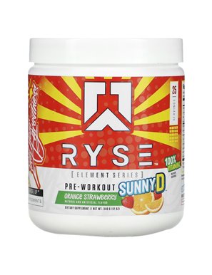 RYSE, Element Series, Pre-Workout, Sunny D, Orange Strawberry, 12 oz (340 g) RYSE, Element Series, Pre-Workout, Sunny D, Orange Strawberry, 12 oz (340 g)
