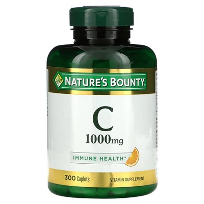 Nature's Bounty, Vitamin C, 1000 mg, 300 caplets