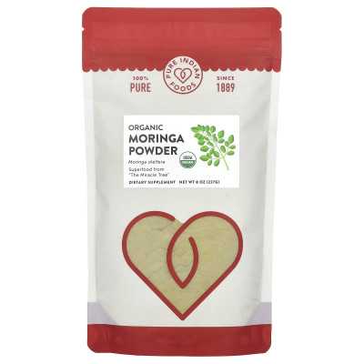 Pure Indian Foods, Organic Moringa Powder, 8 oz (227 g)