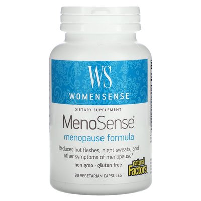 Czynniki naturalne, damska, menosense, menopauzy, 90 kapsułek wegetariańskich