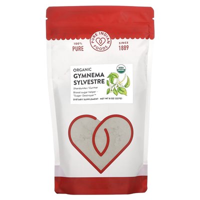 Pure Indian Foods, Organic Gymnema Sylvestre, 8 oz (227 g)