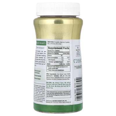 Nature's Bounty, Biotyna Gummies, Winogrono, Pomarańcza & Wiśnia, 1,000 mcg, 110 Gummies Nature's Bounty, Biotyna Gummies, Winogrono, Pomarańcza & Wiśnia, 1,000 mcg, 110 Gummies