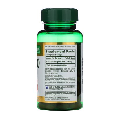 Nature's Bounty, Co Q-10, 100 mg, 75 Softgels Softgels