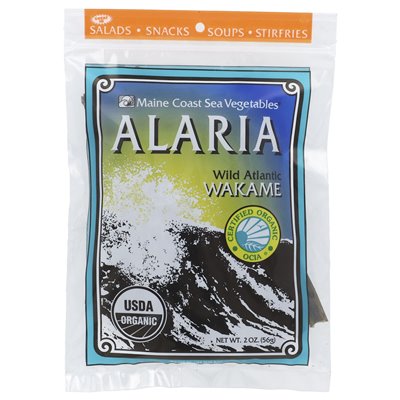 Meeresgemüse der Küste von Maine, Alaria, Wild Atlantic Wakame, 2 oz (56 g) Meeresgemüse der Küste von Maine, Alaria, Wild Atlantic Wakame, 2 oz (56 g)