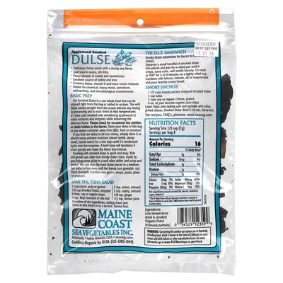 Maine Coast Sea Warzywa, Dulse, Applewood Wymed, 2 uncje (56 g) Maine Coast Sea Warzywa, Dulse, Applewood Wymed, 2 uncje (56 g)