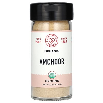 Pure Indian Foods, gemahlener Bio-Amchoor, 2,5 Uncji (70 g)