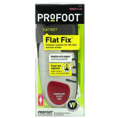 Profoot, Flat Fix, Adaptywne Wsparcie Łuku, Kobiety 6-10, 1 Para