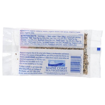 Maine Coast Sea Vegetable, Seetang-Krunch, Energie-Seetang, Original-Sesam, 1 oz (28 g)