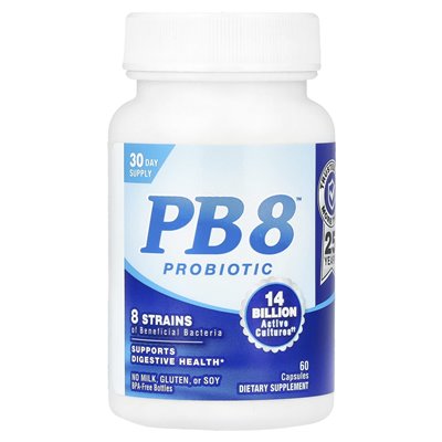 Nutrition Now, PB 8 ™, probiotyk, 14 miliardów, 60 kapsułek