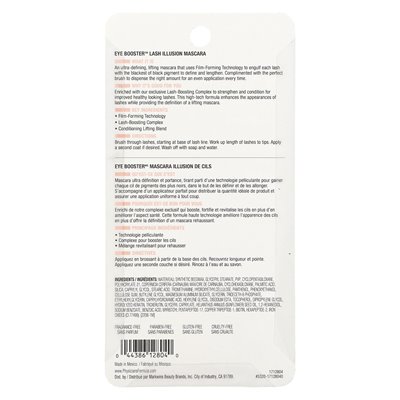 Doctors Formula, Eye Booster, Eyelash Illusion Mascara, 1712804 Ultra Black, 0.28 Fl Oz (8.5 ml)