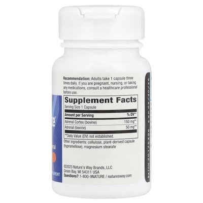 Nature's Way, Adrenergize®, Energy nadnerczy, 50 kapsułek