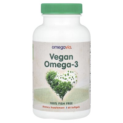 Omegavia, wegańskie omega-3, 60 miękkich
