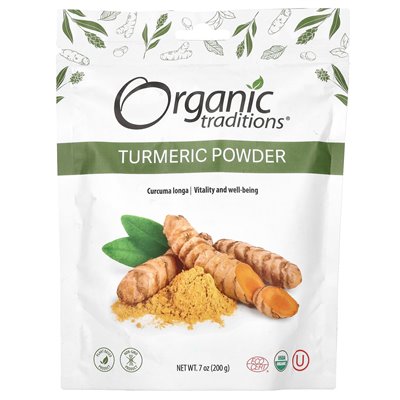 Tradycje ekologiczne, kurkum w proszku, 7 uncji (200 g)