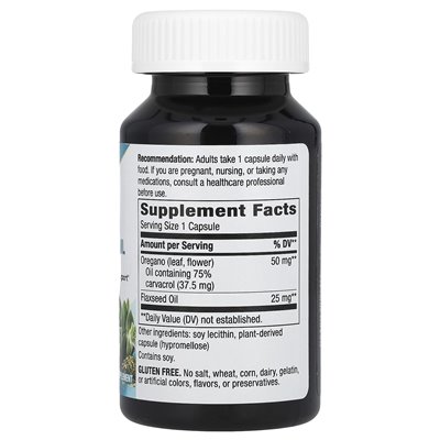 Nature's Way, Oreganoöl, Premiummischung, 60 vegane Kapseln