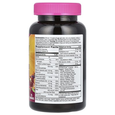 Nature, żywe!Prenatalny premium gummy, truskawki i cytryna, 75 gummy