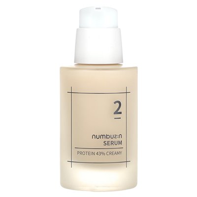 Numbuzin, nr 2 białko 43% kremowa surowica, 1,69 fl Oz (50 ml)