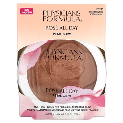 Formuła lekarzy, Rosé All Day Petal Glow, Multi Usel Highlighter, PF11125 Shimmering Rose, 0,32 uncji (9,2 g) Formuła lekarzy, Rosé All Day Petal Glow, Multi Usel Highlighter, PF11125 Shimmering Rose, 0,32 uncji (9,2 g)