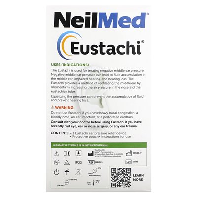 Neilmed, Eustachi, Eustachian Tube Exerciser, 1 liczba Neilmed, Eustachi, Eustachian Tube Exerciser, 1 liczba