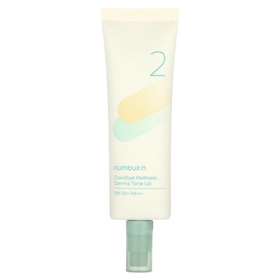 Numbuzin, Nr. 2 Güte, Derma Tone Up, LSF 50+ PA +++, 1,69 oz (50 ml)