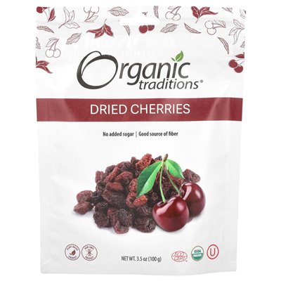 Traditions Organic Dried Cherries, 3.5 oz (100 g)