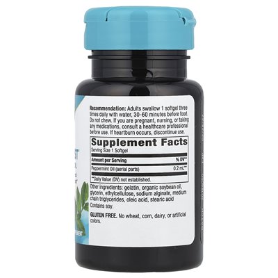 Nature's Way, Pepogest®, peppermint oil, 0.2 ml, 60 soft