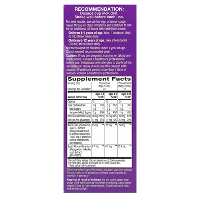 Nature's Way, dzieci, kaszel ulga + syrop immunologiczny, wiek 1+, Sambucus, 4 fl oz (120 ml) Nature's Way, dzieci, kaszel ulga + syrop immunologiczny, wiek 1+, Sambucus, 4 fl oz (120 ml)