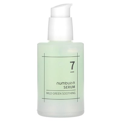 Numbuzin, Nr. 7 Mild Green Moisturizing Serum, Feuchtigkeitsserum mit mildem Grün, 50 ml (1,69 oz.)