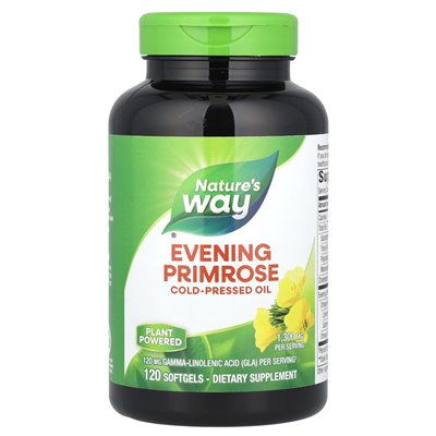 Nature, Evening Primrose, Cold Soak Oil, 1300mg, 120 Softgels