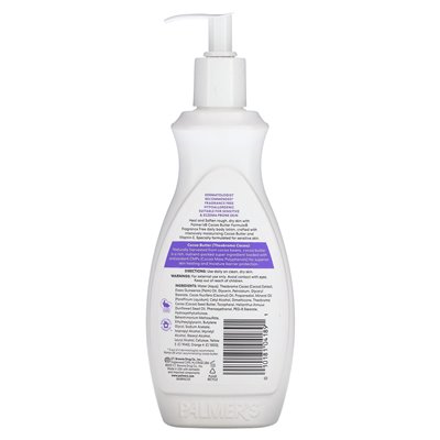 Palmer's, Formuła masła kakaowego z witaminą E, intensywnym balsamem do ciała, bez zapachu, 13,5 fl oz (400 ml) Palmer's, Formuła masła kakaowego z witaminą E, intensywnym balsamem do ciała, bez zapachu, 13,5 fl oz (400 ml)
