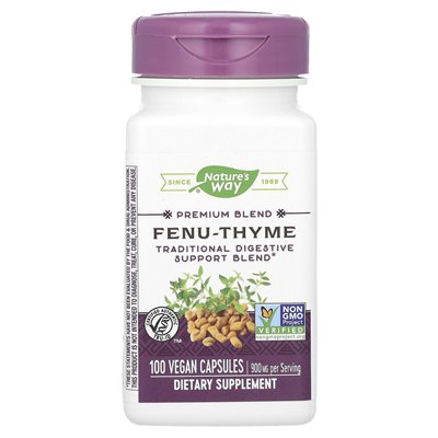 Nature's Way, Fenu-Thymian, 900 mg, 100 vegane Kapseln (450 mg pro Kapsel)