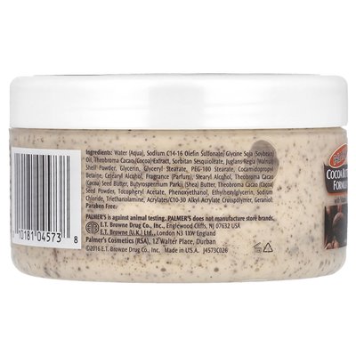 Palmer's, Cocoa Butter Formula z witaminą E, Cocoa Body Scrub, 7 uncji (200 g)