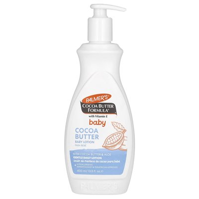 Palmer's, Baby, Cocoa Butter Formula z witaminą E, balsam dla niemowląt z masłem kakaowym, 13,5 fl oz (400 ml)