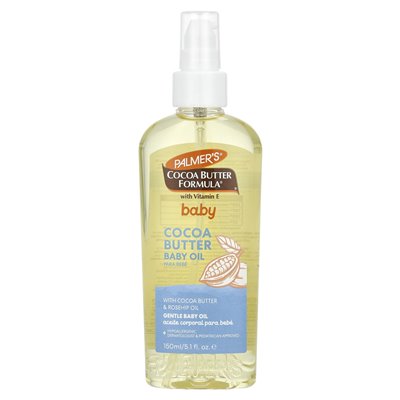 Palmer's, Baby, Cocoa Butter Formula z witaminą E, olejem dla niemowląt z masłem kakaowym, 5,1 fl oz (150 ml)