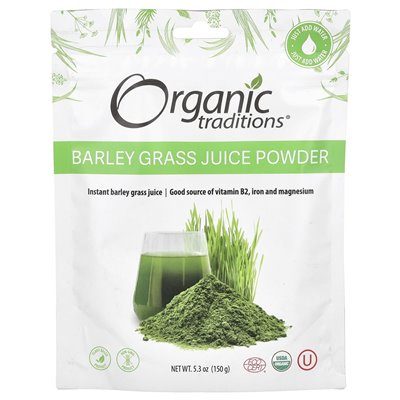 Tradycje ekologiczne, proszek z trawy jęczmiennej, 5,3 uncji (150 g)