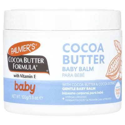 Palmer's, Baby, Cocoa Butter Formula z witaminą E, balsam dla niemowląt z masłem kakaowym, 3,5 uncji (100 g)