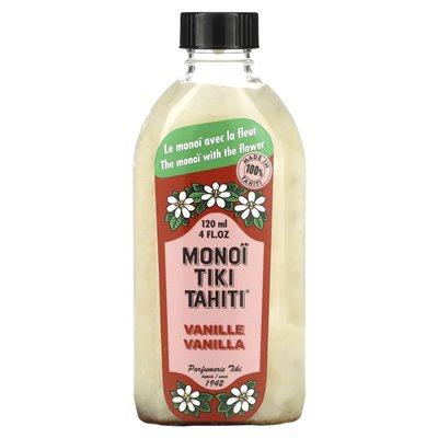 Monoi Tiare Tahiti, olej kokosowy, wanilia, 4 fl oz (120 ml)