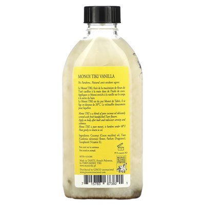 Monoi Tiare Tahiti, olej kokosowy, wanilia, 4 fl oz (120 ml)