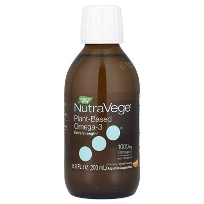 Nature's Way, Nutravege, Plant Omega-3, dodatkowa siła, pomarańczowa żurawina, 1000 mg, 6,8 fl oz (200 ml) Nature's Way, Nutravege, Plant Omega-3, dodatkowa siła, pomarańczowa żurawina, 1000 mg, 6,8 fl oz (200 ml)