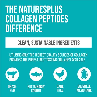 Naturesplus, kolagen peptydy, lemoniada jagodowa, 0,8 funta (364 g)