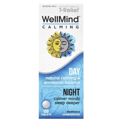 Medinatura, Wellmind ™ Calming Day/Night, 100 tabletek Medinatura, Wellmind ™ Calming Day/Night, 100 tabletek