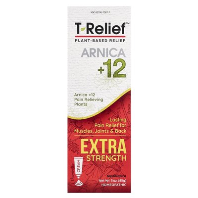 Medinatura, T-Relief ™, Arnica +12 Cream, dodatkowa siła, Chamomilla, 3 uncje (85 g) Medinatura, T-Relief ™, Arnica +12 Cream, dodatkowa siła, Chamomilla, 3 uncje (85 g)