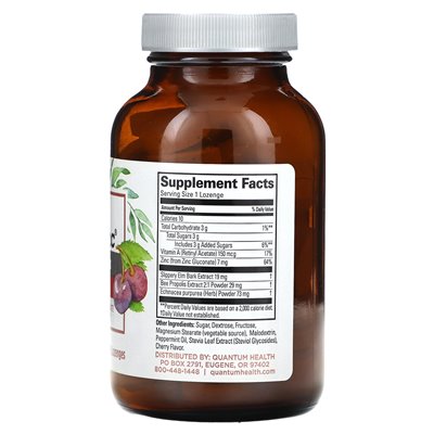 Quantum Health, Therazinc, Echinacea, Kirschminze, 60 Tabletten
