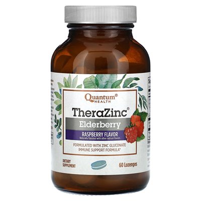 Quantum Health, Therazinc, Erom Bronberry, Raspberry, 60 sutges